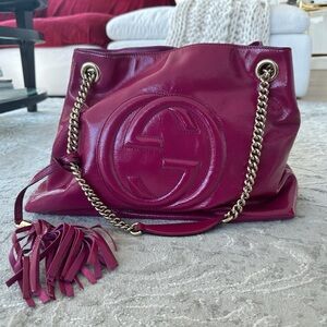 Fuschia Gucci Shoulder Bag